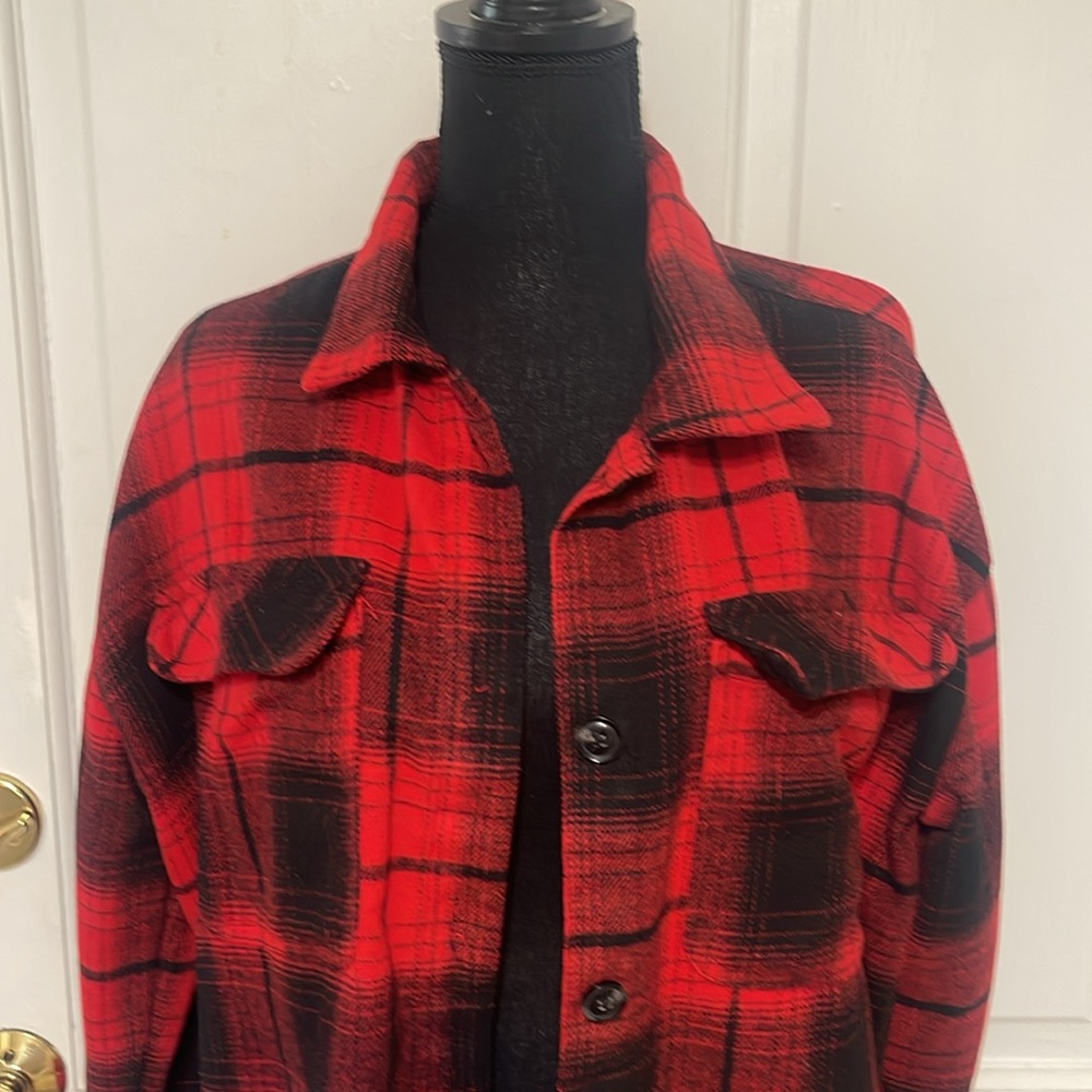 Plaid “Shacket” - Picture 2 of 4